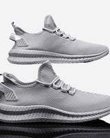Bequeme Herrenschuhe in Grau