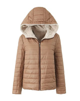 Gesteppte Pufferjacke für Frauen - Sofiane in Khaki