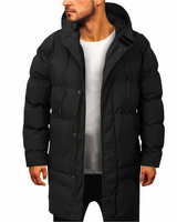 Wass | Wasserdichte Winterjacke mit Kapuze in Schwarz