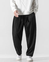 Mann Cordhose Baggy - Fabrizio in Schwarz