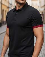 Lennart | Herren Kurzarm Poloshirt Regular Fit in Rot
