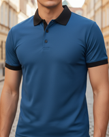 Lennart | Herren Kurzarm Poloshirt Regular Fit in Blau