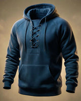 Paulus - Hochwertiger Baumwoll Kapuzenpullover in Blau