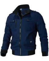Bomberjacke Herren Regular Fit in Blau