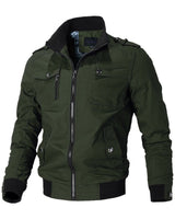 Bomberjacke Herren Regular Fit in Grün