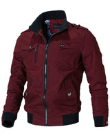 Bomberjacke Herren Regular Fit in Rot