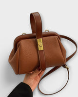 Elegante Mini-Handtasche in Braun