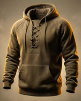 Paulus - Hochwertiger Baumwoll Kapuzenpullover in Khaki