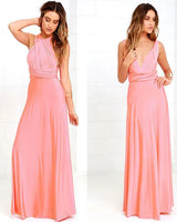 Vielseitiges Elastisches Wickelkleid - Denise in Rosa