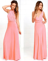 Kerensa | Elastisches Wickelkleid mit Riemen in Rosa