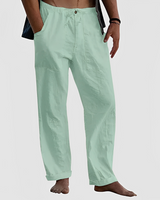 Jovan - Bequeme Sommerhose für Herren mit Kordelzug in Grün