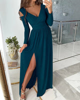 Jena - Luxuriöses Abendkleid in Tiefblau