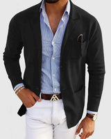 Olivier - Komfortabler Blazer in Schwarz