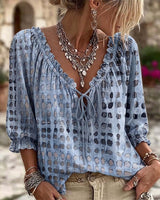 Bastila - Lässige Bluse MIT Polka Dots in Blau