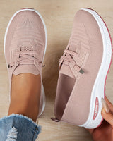 Olympe - Moderner Leichter Sneaker Mit Weicher Sohle in Rosa