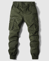 Caelan | Herren Cargo Jogger Hose mit Cargotaschen in Grün