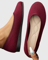 Calypso | Damen Ballerinas rutschfest atmungsaktiv in Rot