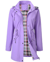 Amel – Wasserdichte Jacke Mit Langen Ärmeln in Purple