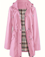 Amel – Wasserdichte Jacke Mit Langen Ärmeln in Rosa