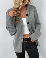 Zanda's - Damenstrickjacke in Grau