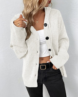 Zanda's - Damenstrickjacke in Weiß