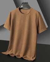Caspian | Herren Rundhals Kurzarm T-Shirt in Braun