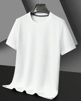 Caspian | Herren Rundhals Kurzarm T-Shirt in Weiß