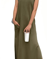 Cataleya | Damen Kleid Knitterfrei Elegant Praktisch in Grün