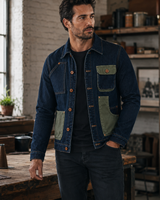 Lässige Jeansjacke mit vielen Taschen – Kilyan in Marineblau