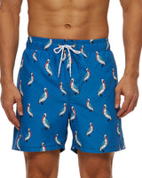 Beach Shorts Herren Five-point blau Trunks in Blau
