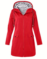 Rinola – Kapuzenjacke Mit Taschen in Rot
