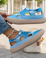Maylis – Elegante Keilabsatzschuhe in Blau