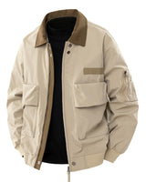 Übergangsjacke Herren Utility mit Taschen in Khaki