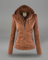 Neleena – Frühlings Jacke Mit Reißverschluss in Braun