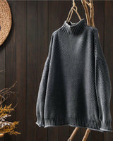 Claire | Stilvoller Strickpullover in Grau