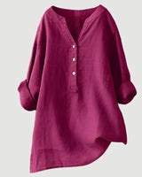 Zaina - Bequeme Damenbluse in Rosa