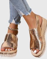 Veronica | Orthopädische Sandale für Damen in Gold