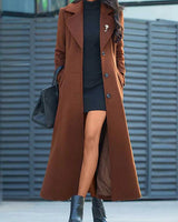 Stylische Woll-Damenjacke - Elora in Braun