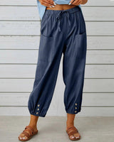 Zayrina - lässige Jogginghose in Blau