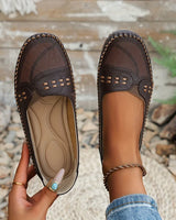 Johanna | Damen Stilvolle Orthopädische Bequeme Slip-On-Schuhe in Kaffee