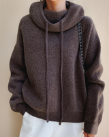 Charlotte | Rollkragenpullover Aus Merinowolle in Braun