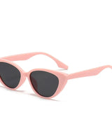 Damen Cat-Eye Sonnenbrille mit festem Gestell in Rosa