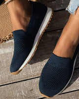 Damen Slip-On Freizeitschuhe in Marineblau
