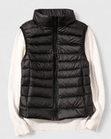 Luisa | Damen Steppweste leichte ärmellose Puffer Vest Women Übergangsjacke in Schwarz