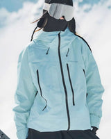 Lena | Damen Wasserdichte Ski-Jacke Winddichte Schneejacke mit Kapuze in Farbe 3