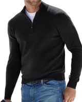 Daniel | Herren Strickpullover Regular Fit in Schwarz