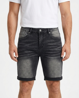 Zorvian - Hochwertige Stretch-Shorts in Dunkelgrau