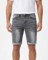 Zorvian - Hochwertige Stretch-Shorts in Hellgrau