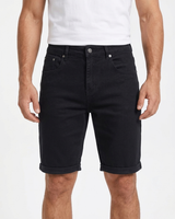 Zorvian - Hochwertige Stretch-Shorts in Schwarz