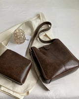 Retoma - Retro Tragetaschen-Set in Kaffee